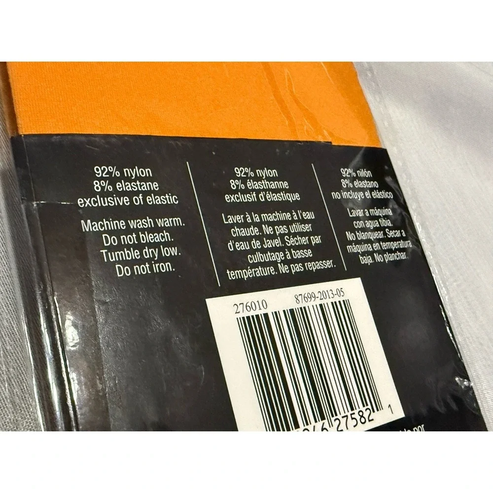 Lot Of 2 Halloween Costume Kids Nylon Tights Imagin 8 Black Orange One Size
